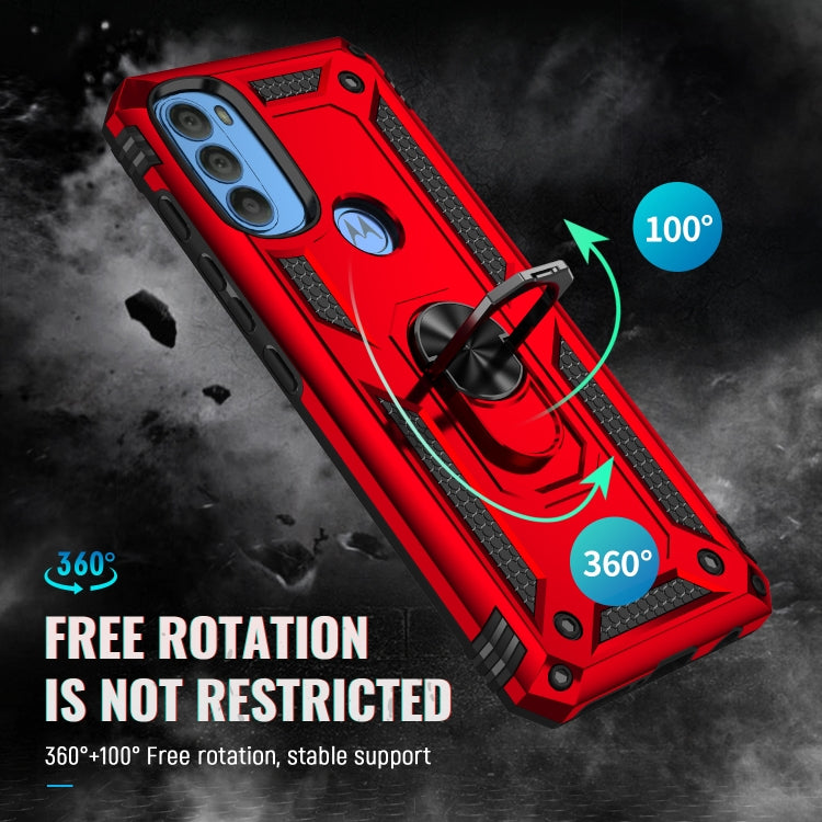 For Motorola Moto G71 5G Shockproof TPU + PC Phone Case with Holder