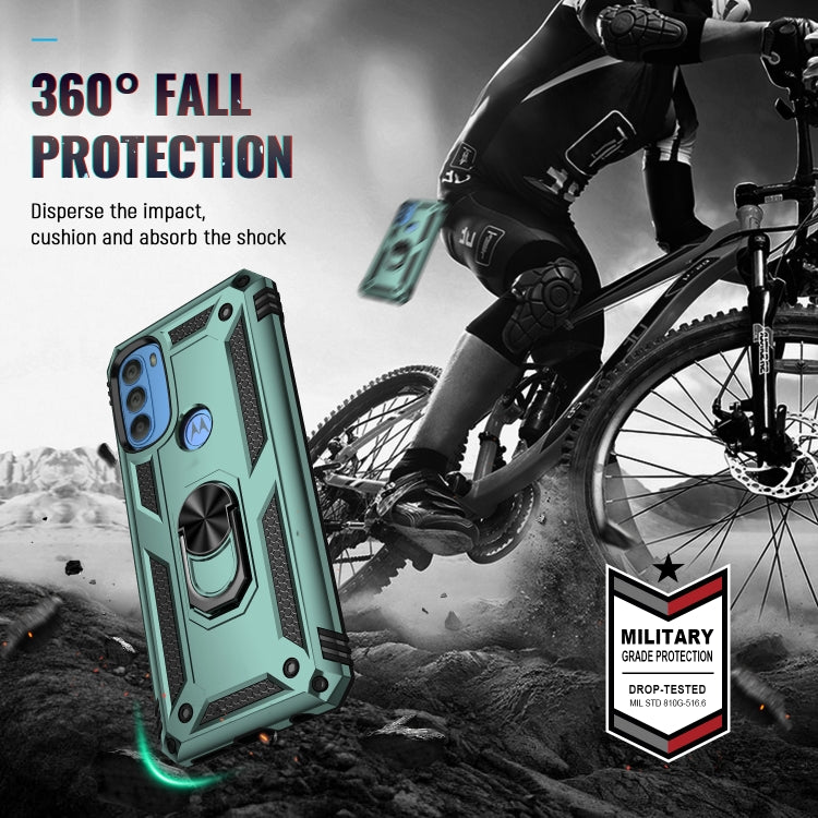 For Motorola Moto G71 5G Shockproof TPU + PC Phone Case with Holder