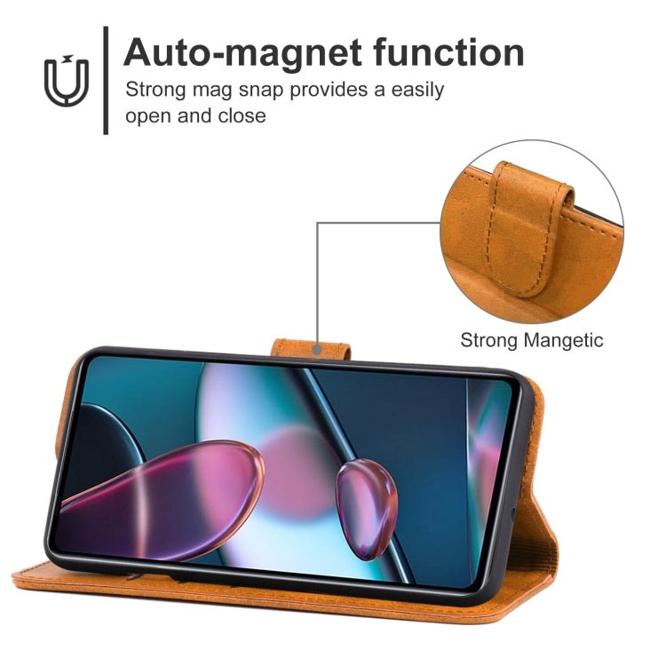 For Motorola Edge 30 Pro Leather Phone Case