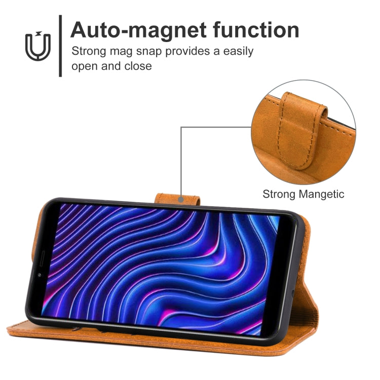 For BLU C5 Max Leather Phone Case