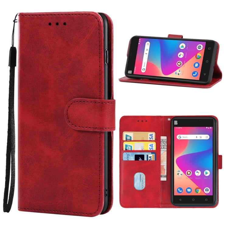 For BLU Studio X10 2022 Leather Phone Case