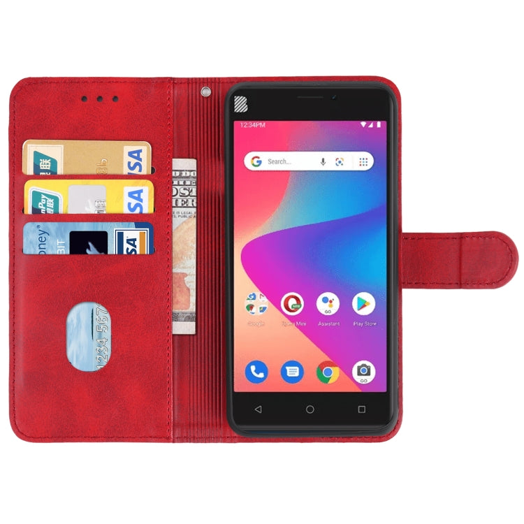 For BLU Studio X10 2022 Leather Phone Case
