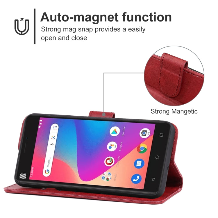 For BLU Studio X10 2022 Leather Phone Case