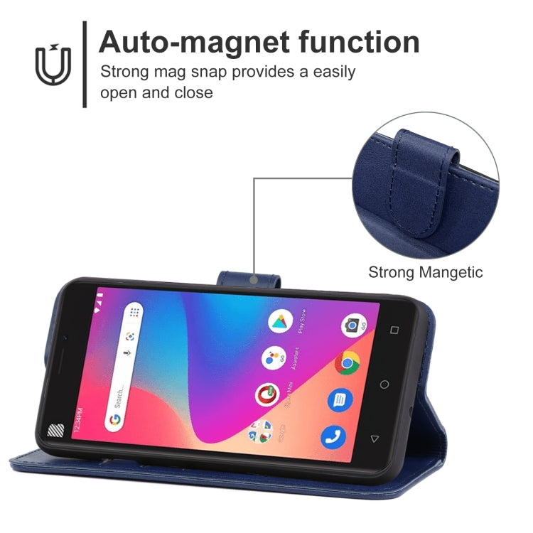 For BLU Studio X10 2022 Leather Phone Case