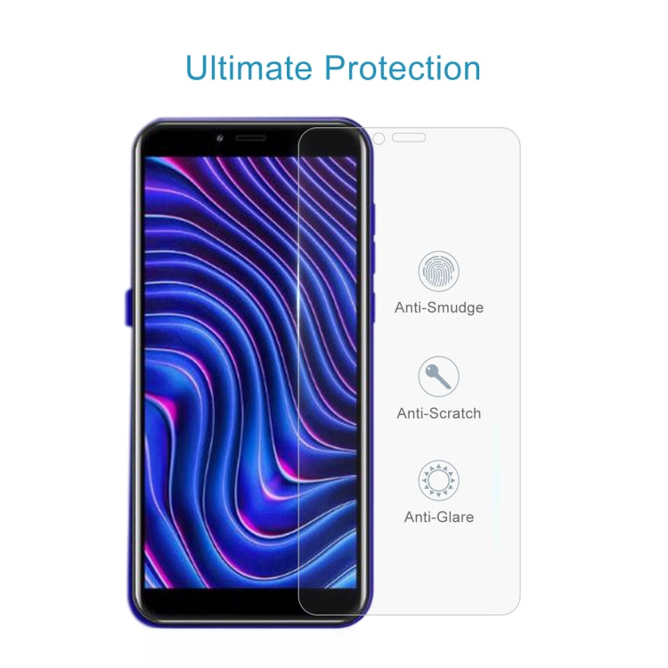 50 PCS 0.26mm 9H 2.5D Tempered Glass Film For BLU C5 Max