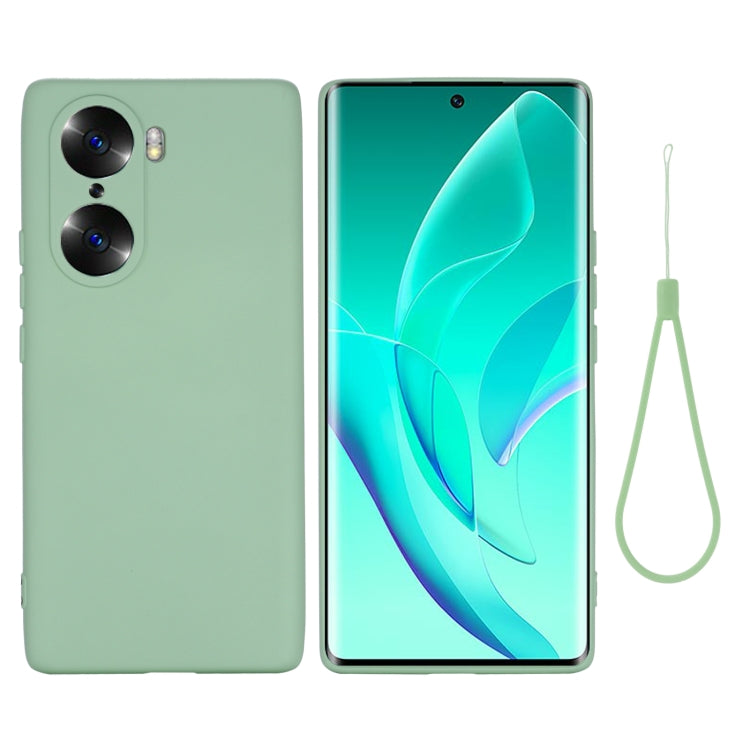 For Honor 60 Pro Color Liquid Silicone Phone Case