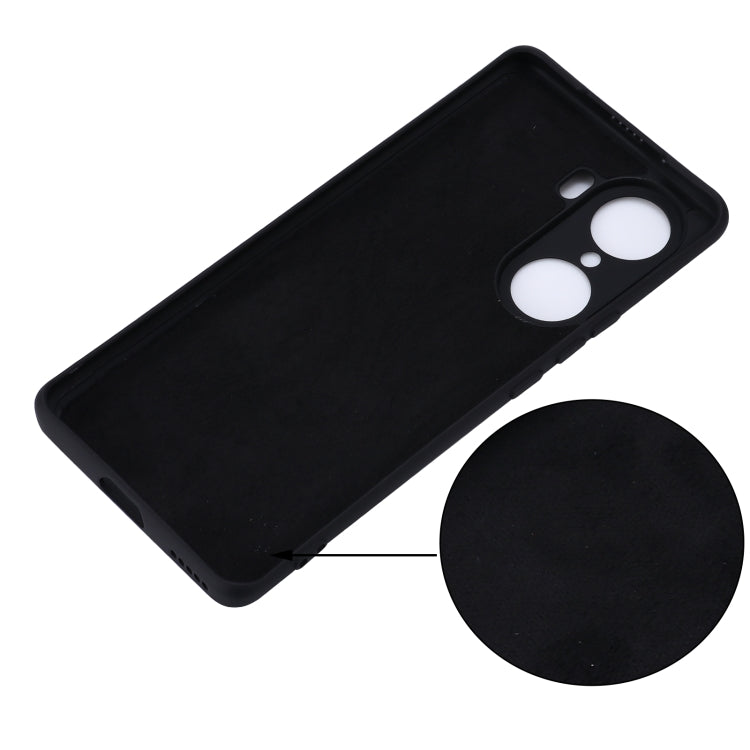 For Honor 60 Pro Color Liquid Silicone Phone Case