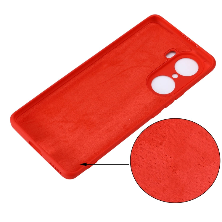 For Honor 60 Pro Color Liquid Silicone Phone Case