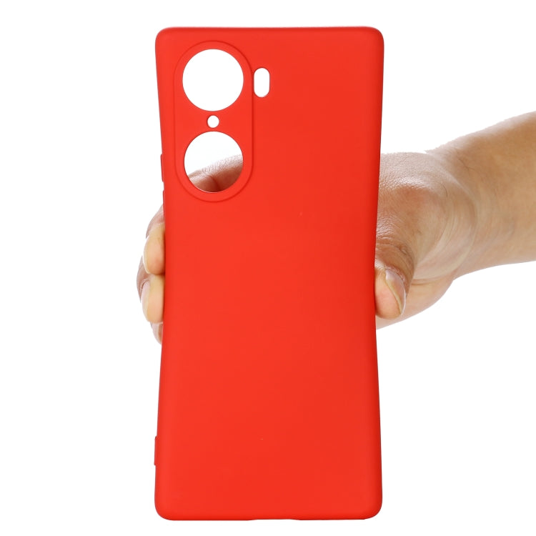 For Honor 60 Pro Color Liquid Silicone Phone Case