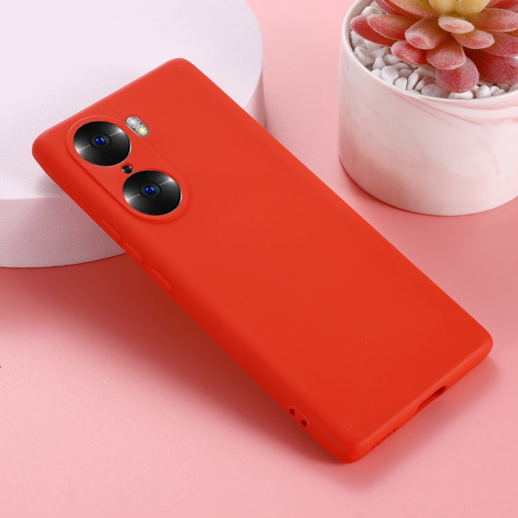 For Honor 60 Pro Color Liquid Silicone Phone Case