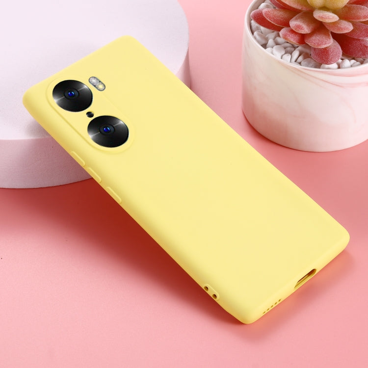 For Honor 60 Pro Color Liquid Silicone Phone Case