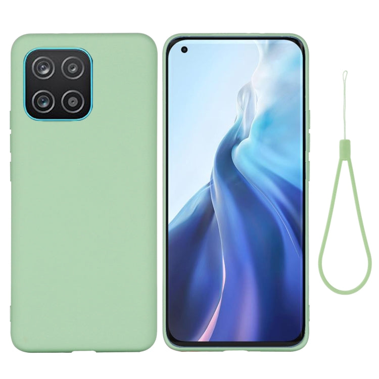 For Samsung Galaxy A03 166.6mm Color Liquid Silicone Phone Case