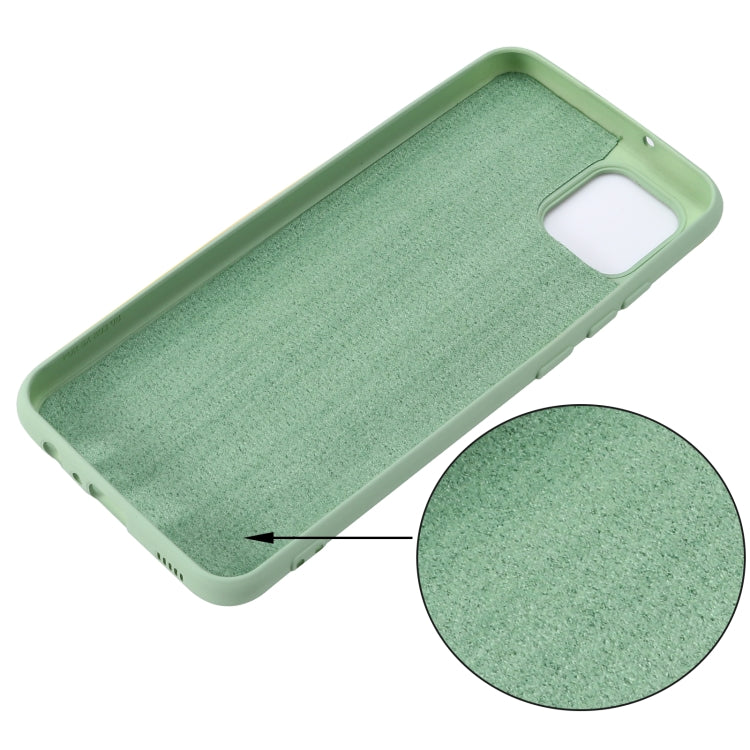 For Samsung Galaxy A03 166.6mm Color Liquid Silicone Phone Case