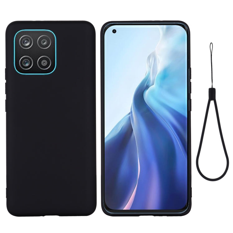 For Samsung Galaxy A03 166.6mm Color Liquid Silicone Phone Case
