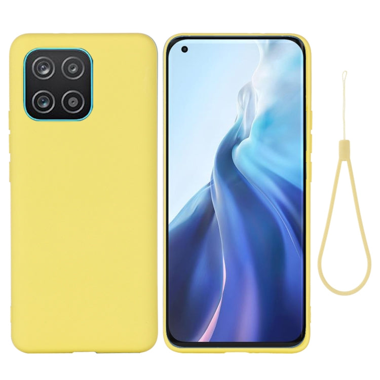 For Samsung Galaxy A03 166.6mm Color Liquid Silicone Phone Case