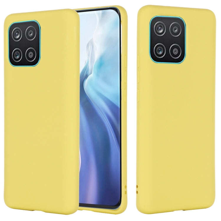 For Samsung Galaxy A03 166.6mm Color Liquid Silicone Phone Case