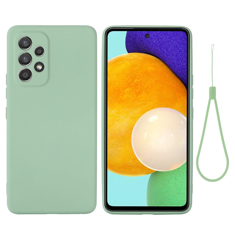 For Samsung Galaxy A33 5G Color Liquid Silicone Phone Case