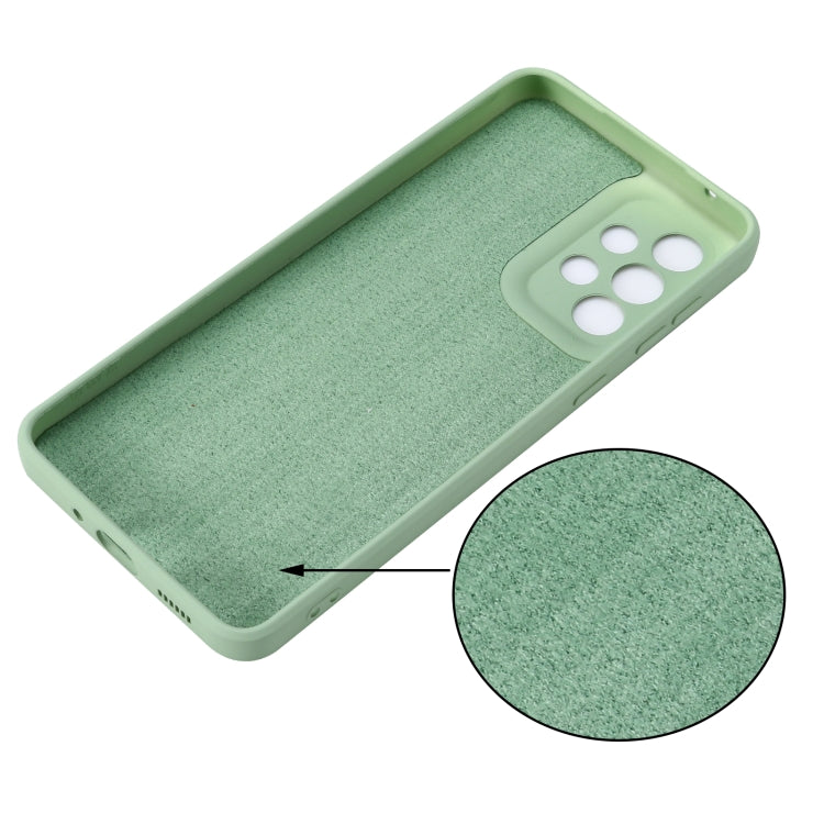 For Samsung Galaxy A33 5G Color Liquid Silicone Phone Case
