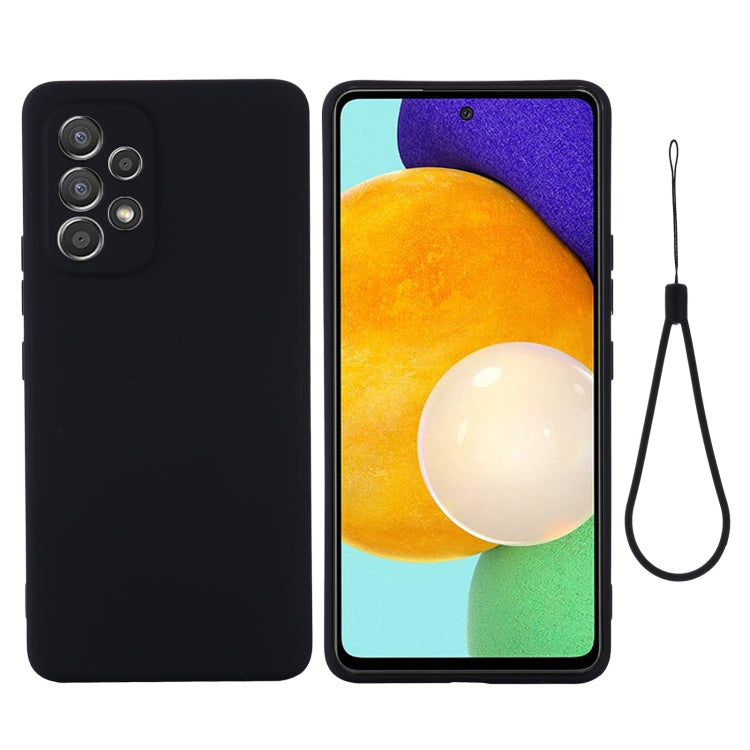 For Samsung Galaxy A33 5G Color Liquid Silicone Phone Case