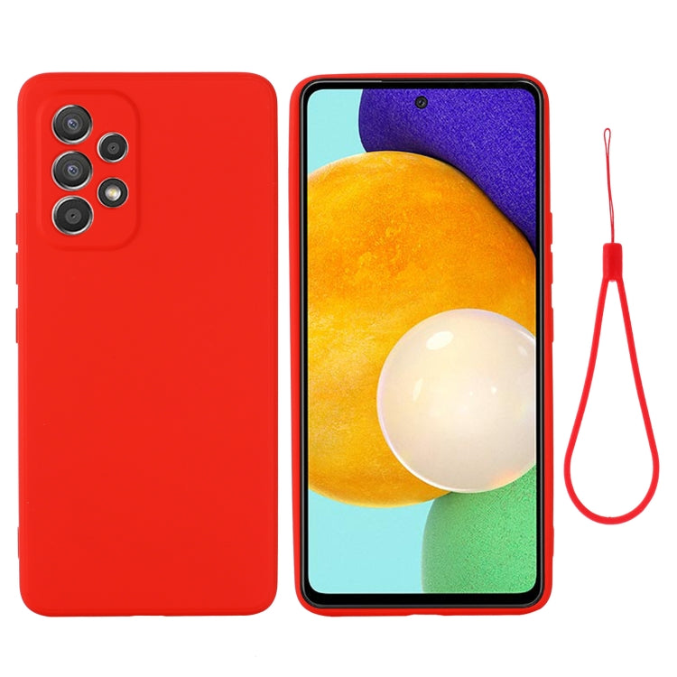 For Samsung Galaxy A33 5G Color Liquid Silicone Phone Case