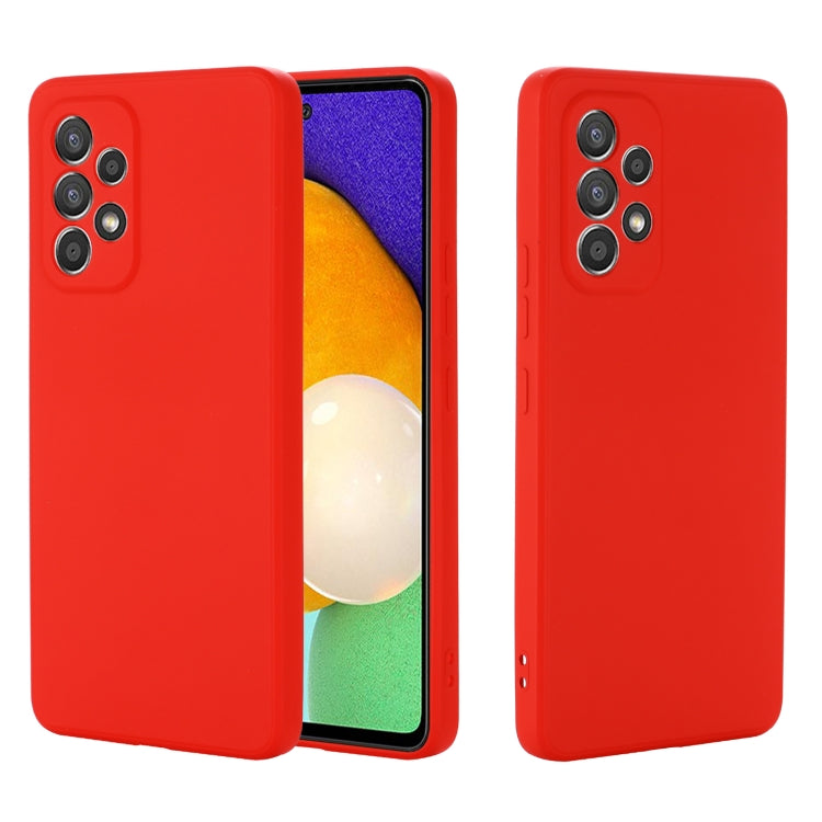 For Samsung Galaxy A33 5G Color Liquid Silicone Phone Case