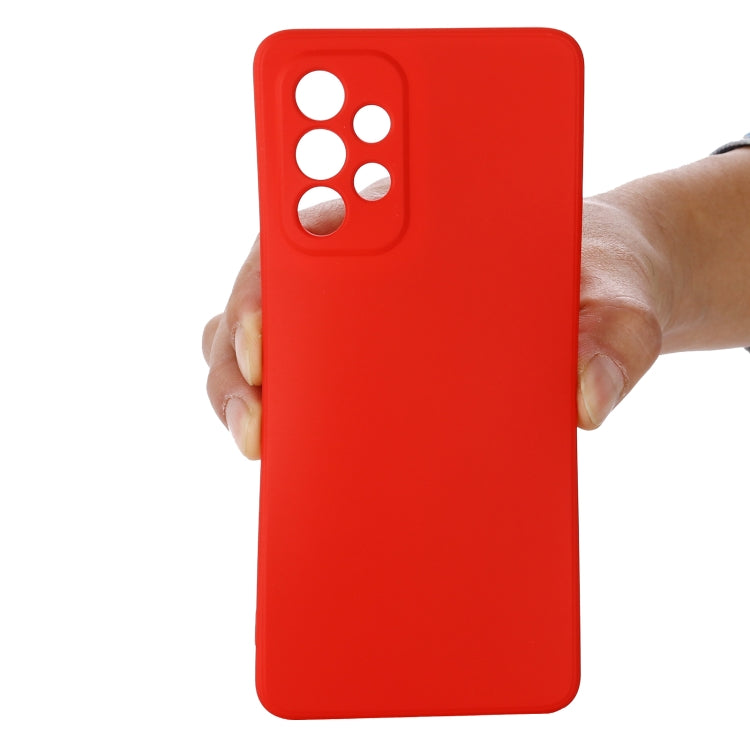For Samsung Galaxy A33 5G Color Liquid Silicone Phone Case