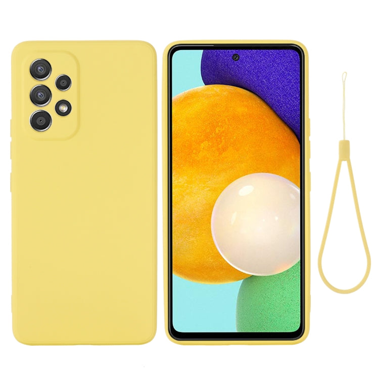 For Samsung Galaxy A33 5G Color Liquid Silicone Phone Case