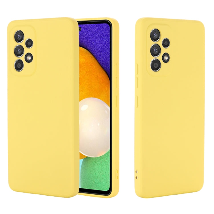 For Samsung Galaxy A33 5G Color Liquid Silicone Phone Case