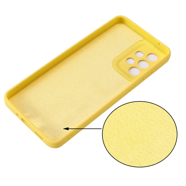 For Samsung Galaxy A33 5G Color Liquid Silicone Phone Case
