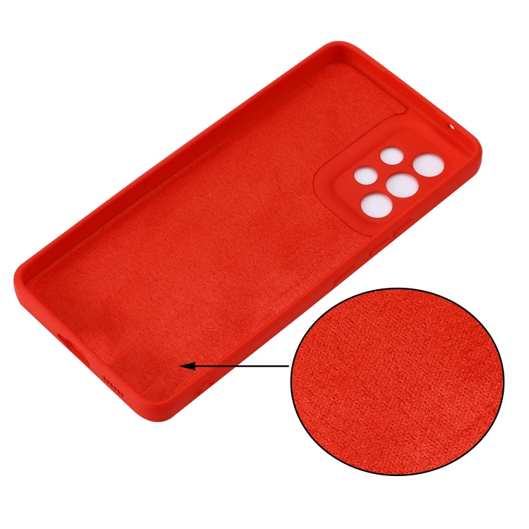 For Samsung Galaxy A53 5G Color Liquid Silicone Phone Case