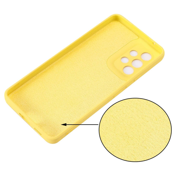 For Samsung Galaxy A53 5G Color Liquid Silicone Phone Case