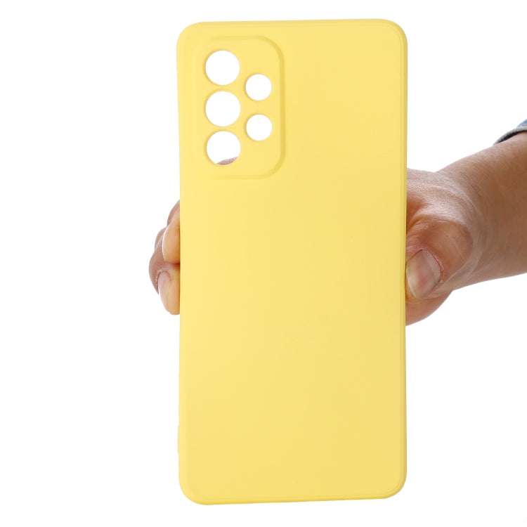 For Samsung Galaxy A53 5G Color Liquid Silicone Phone Case