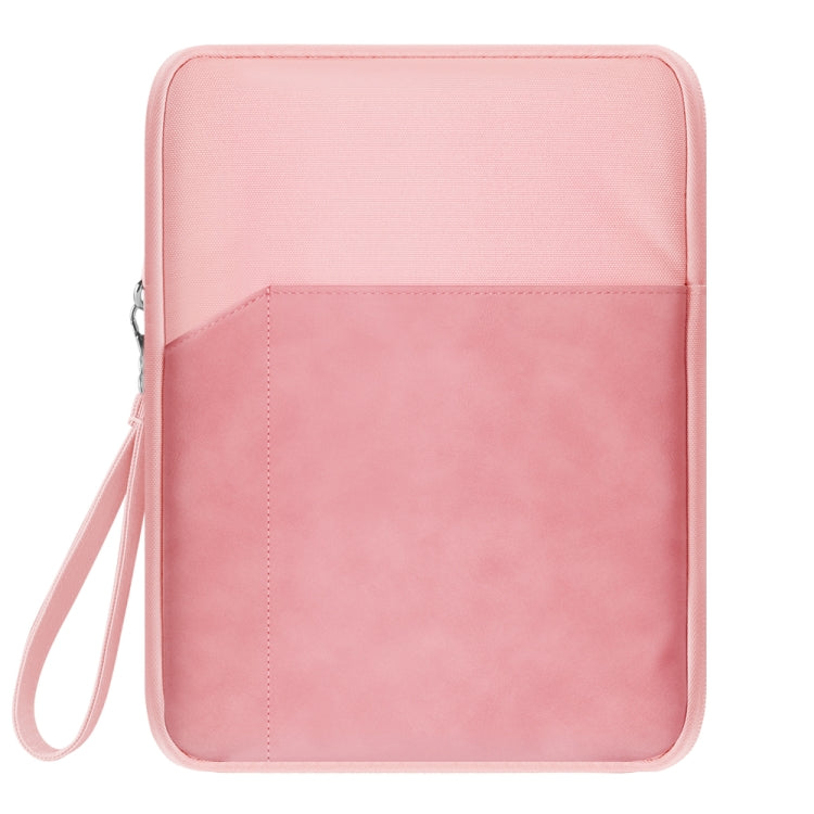 7.9-8.4 inch Universal Sheepskin Leather + Oxford Fabric Portable Tablet Storage Bag