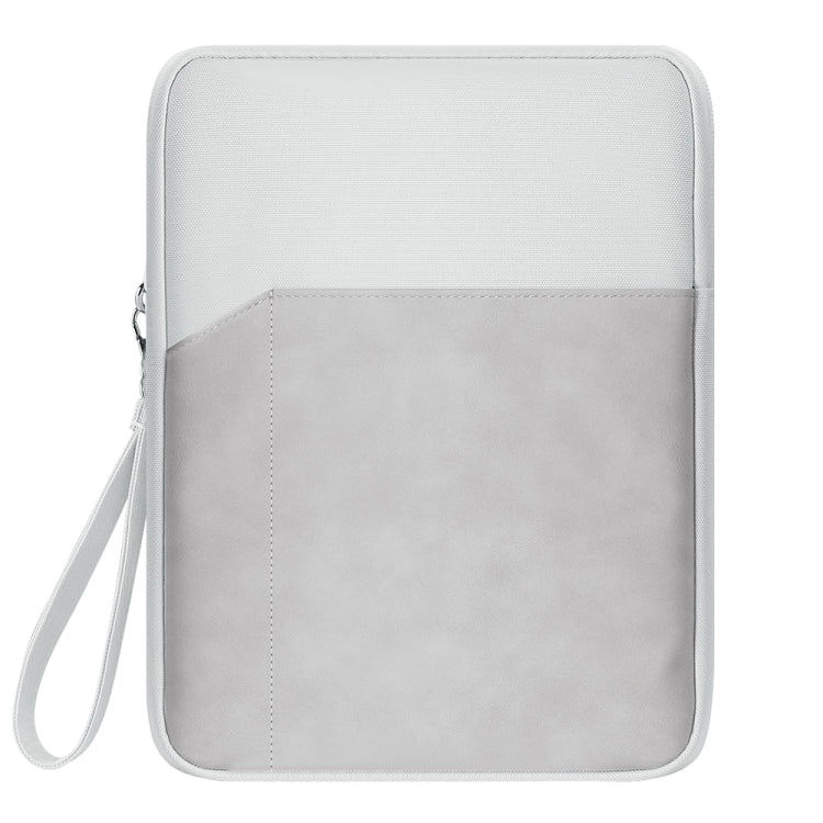9.7-11 inch Universal Sheepskin Leather + Oxford Fabric Portable Tablet Storage Bag