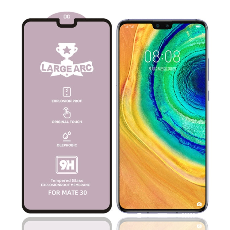 For Huawei Mate 30 25 PCS 9H HD High Alumina Full Screen Tempered Glass Film
