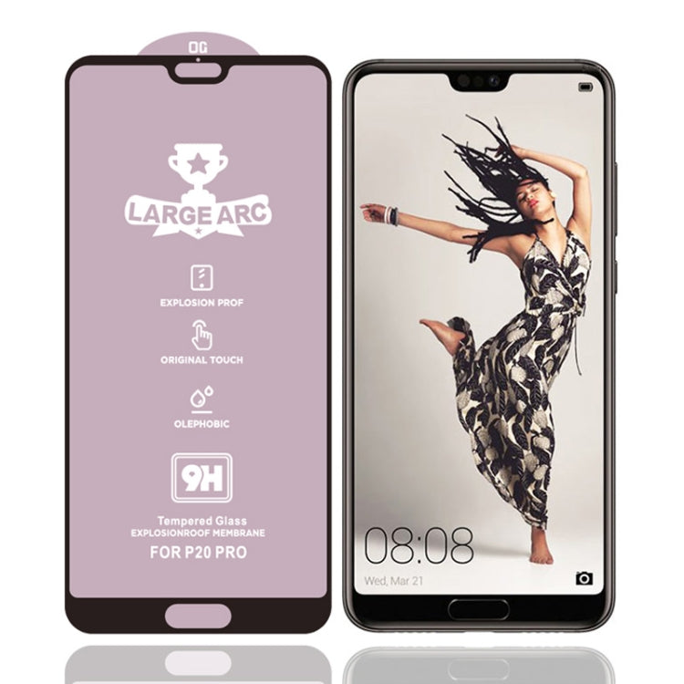 For Huawei P20 Pro 25 PCS 9H HD High Alumina Full Screen Tempered Glass Film