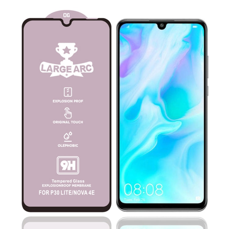 For Huawei P30 Lite 25 PCS 9H HD High Alumina Full Screen Tempered Glass Film