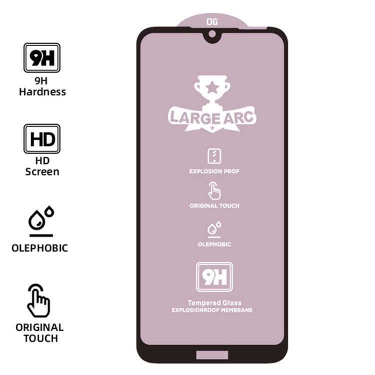 For Huawei Y9 (2018) 25 PCS 9H HD High Alumina Full Screen Tempered Glass Film