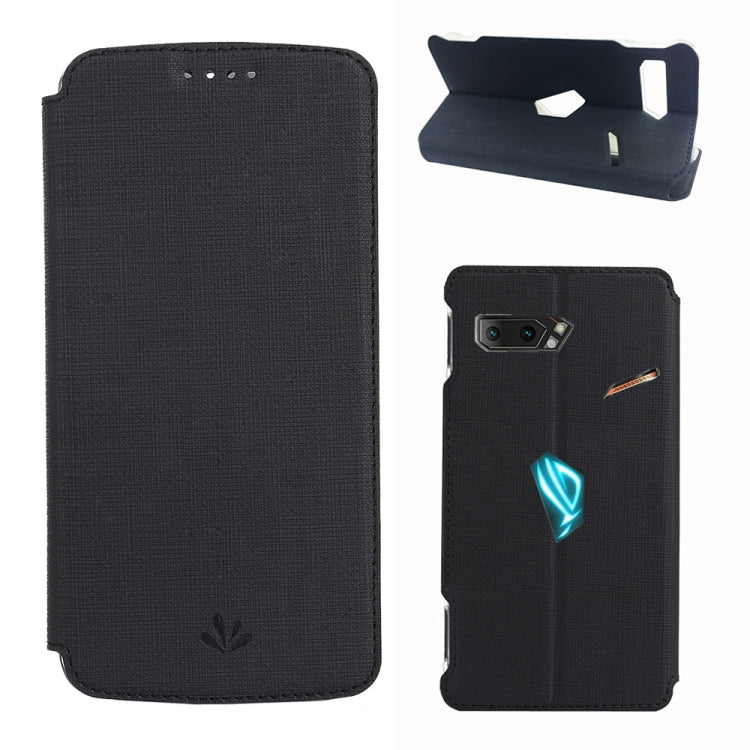 For Asus ROG Phone II    (ZS660KL) ViLi Magnet Horizontal Flip Shockproof TPU + PU Leather Protective Case  Card Slot & Holder