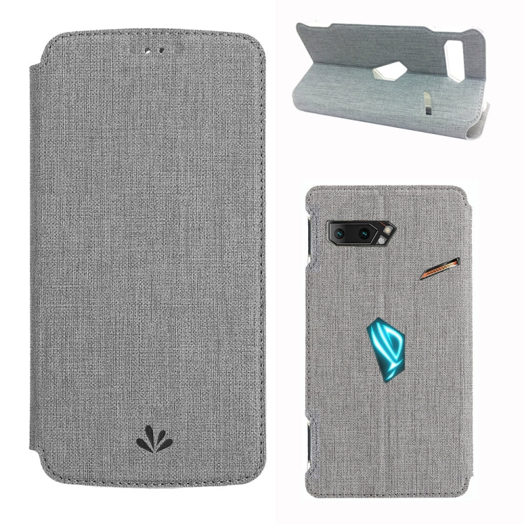 For Asus ROG Phone II    (ZS660KL) ViLi Magnet Horizontal Flip Shockproof TPU + PU Leather Protective Case  Card Slot & Holder