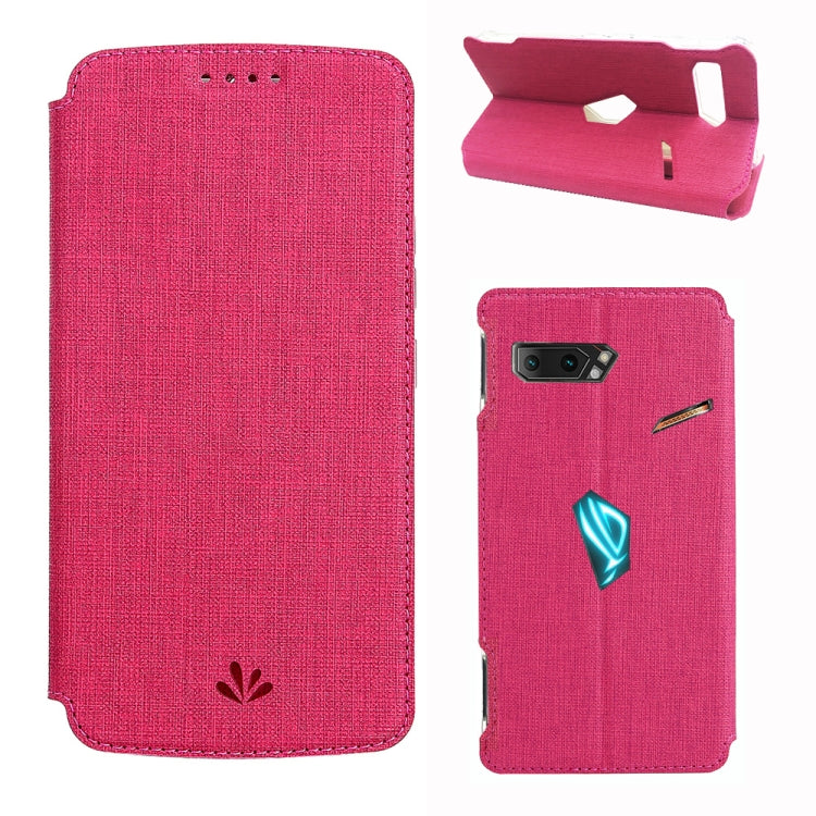 For Asus ROG Phone II    (ZS660KL) ViLi Magnet Horizontal Flip Shockproof TPU + PU Leather Protective Case  Card Slot & Holder