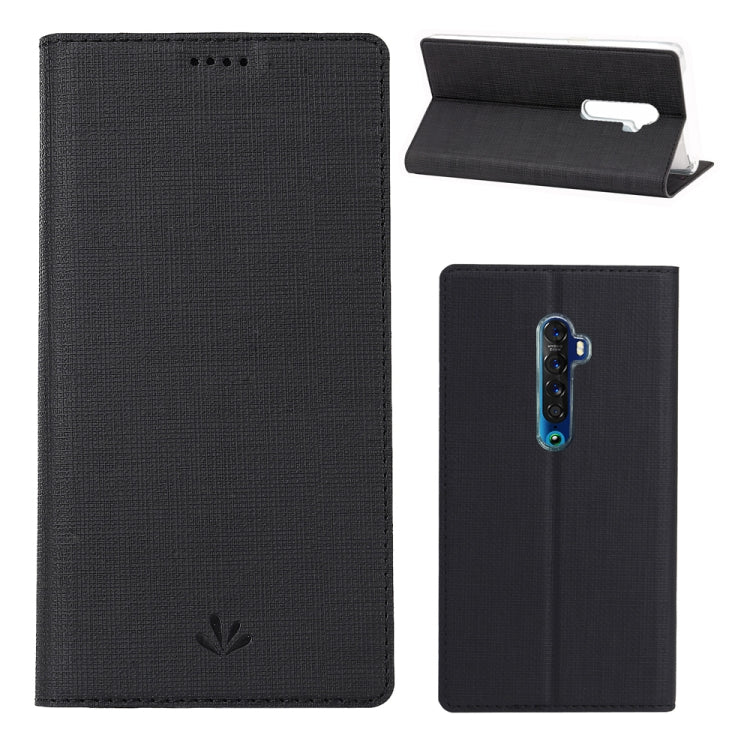 For OPPO Reno 2 ViLi Magnet Horizontal Flip Shockproof TPU + PU Leather Protective Case  Card Slot & Holder