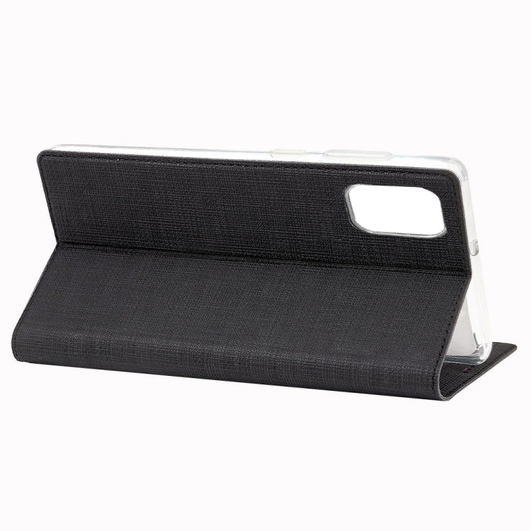 For Galaxy A71 ViLi Magnet Horizontal Flip Shockproof TPU + PU Leather Protective Case  Card Slot & Holder