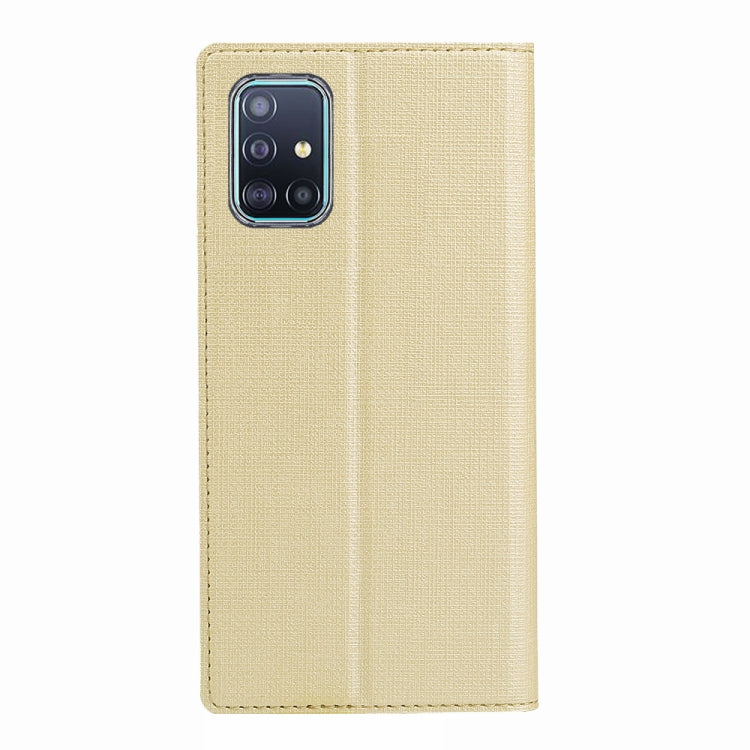 For Galaxy A71 ViLi Magnet Horizontal Flip Shockproof TPU + PU Leather Protective Case  Card Slot & Holder