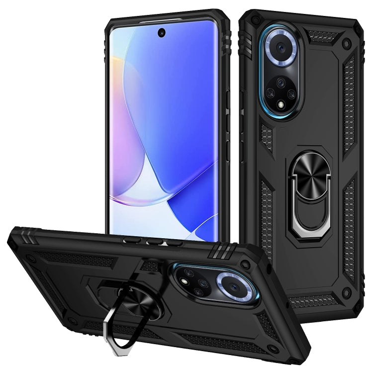 For Huawei nova 9 Shockproof TPU + PC Holder Phone Case