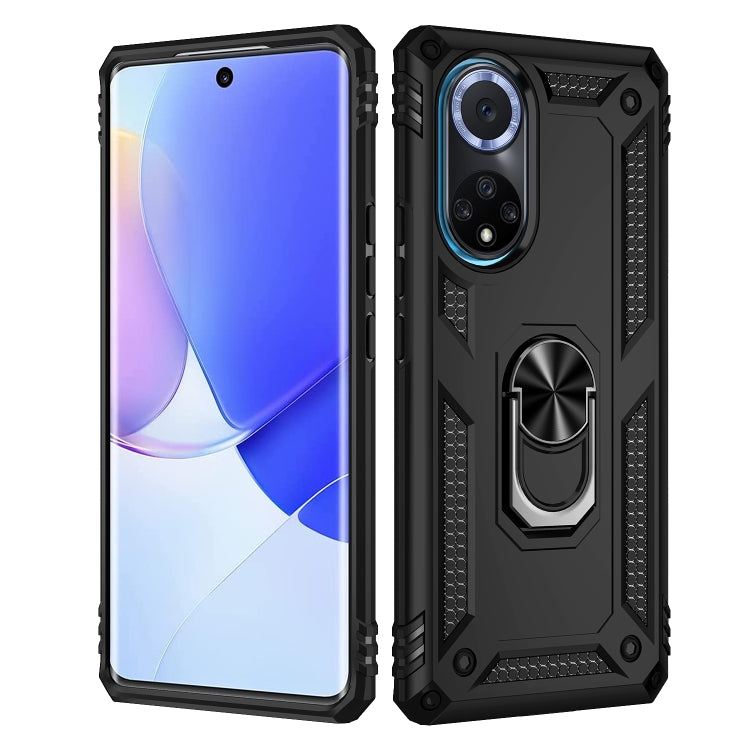 For Huawei nova 9 Shockproof TPU + PC Holder Phone Case
