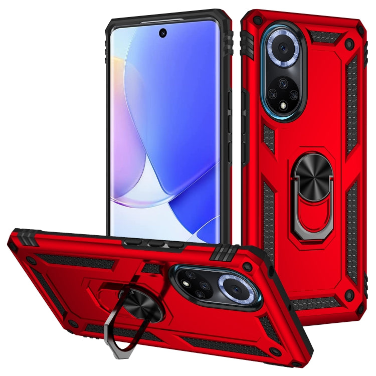 For Huawei nova 9 Shockproof TPU + PC Holder Phone Case