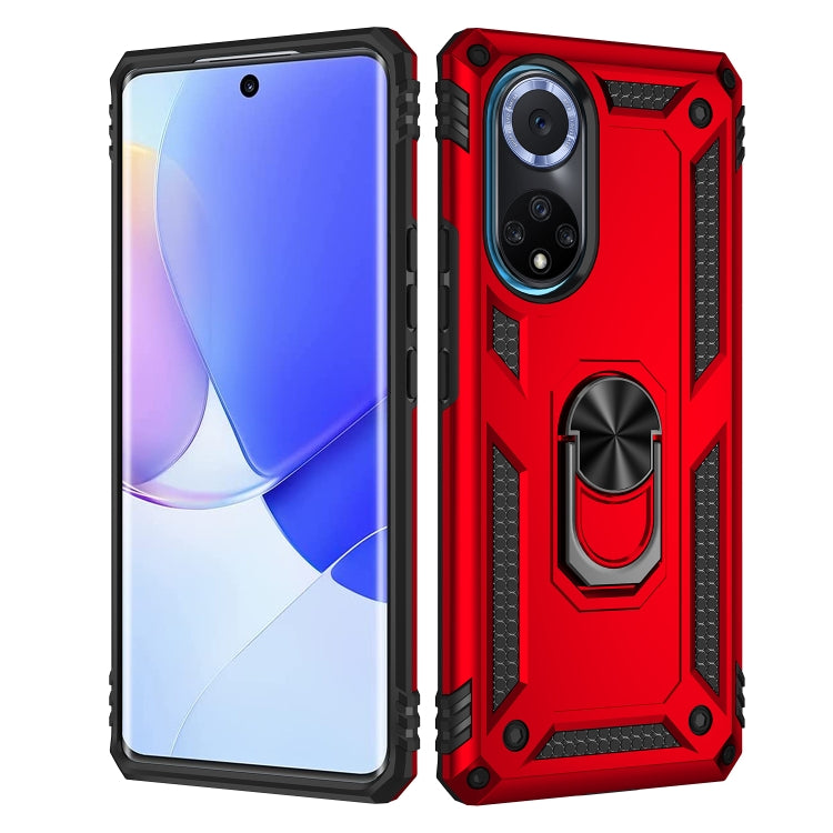 For Huawei nova 9 Shockproof TPU + PC Holder Phone Case
