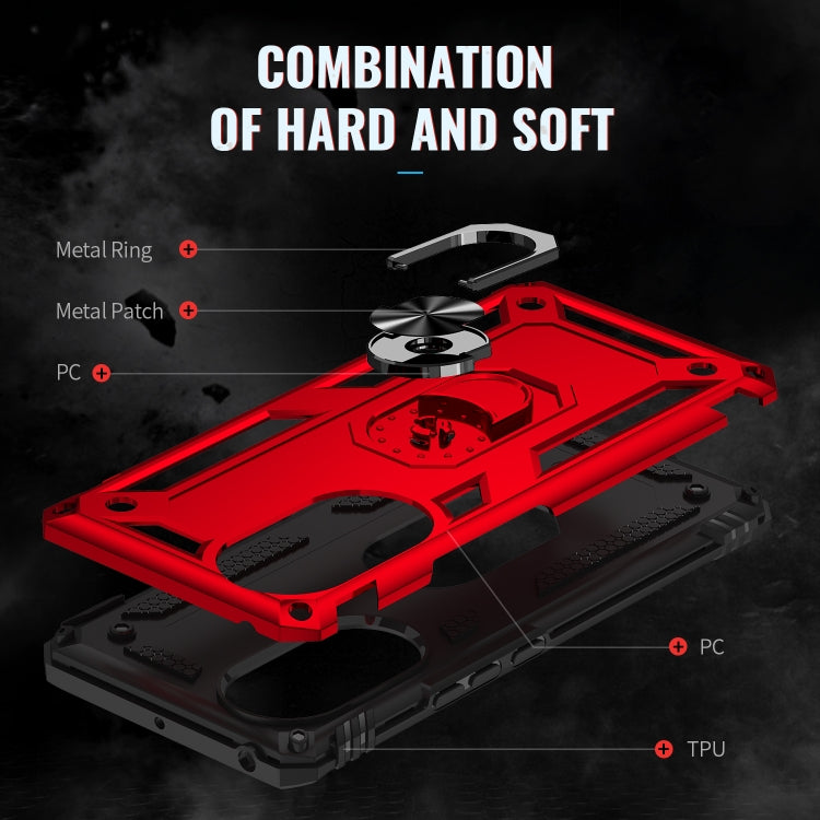 For Huawei nova 9 Shockproof TPU + PC Holder Phone Case