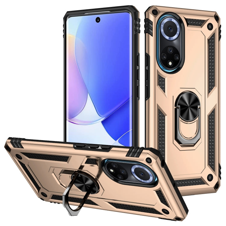 For Huawei nova 9 Shockproof TPU + PC Holder Phone Case